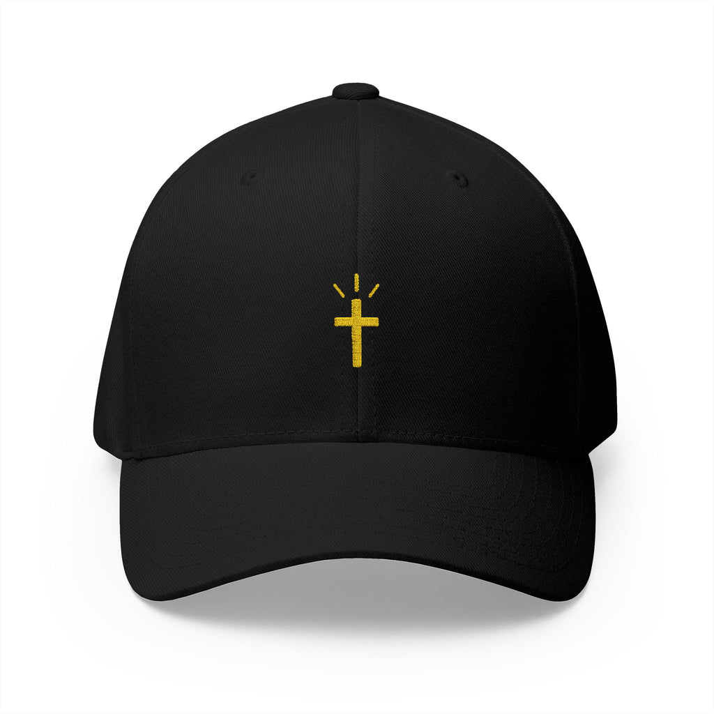 Gorra cruzada de fe minimalista 