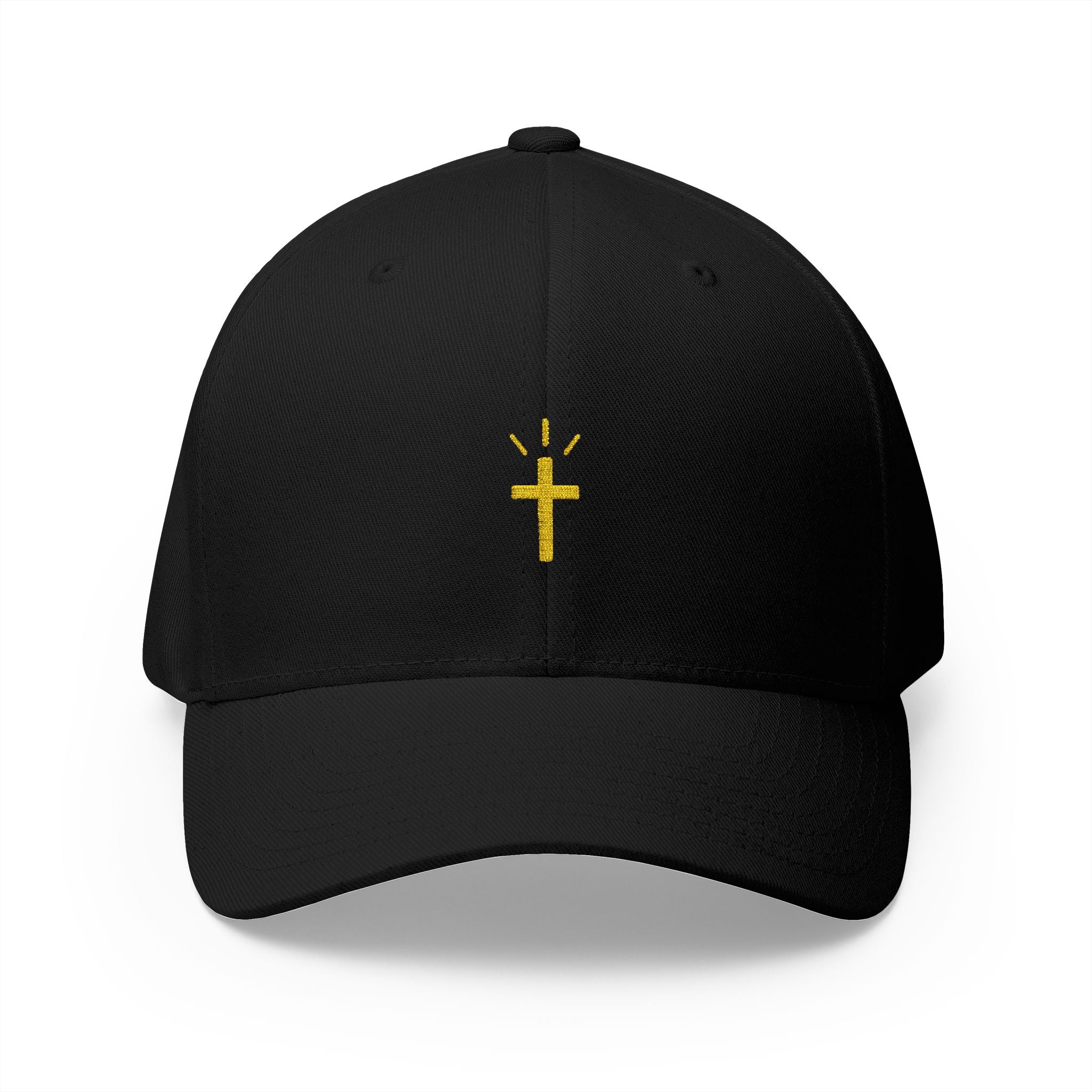 Gorra cruzada de fe minimalista 