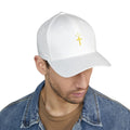 Gorra cruzada de fe minimalista 