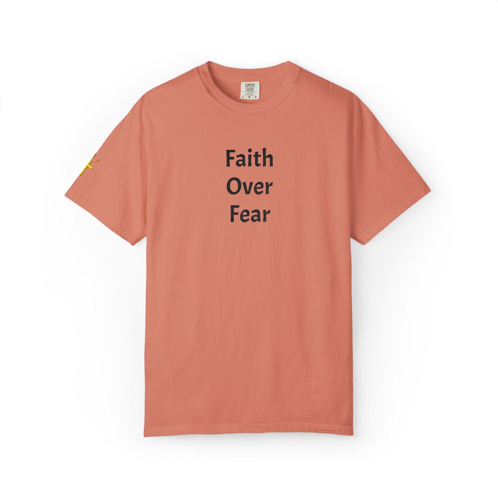Faith Over Fear Terracotta Christian T-Shirt