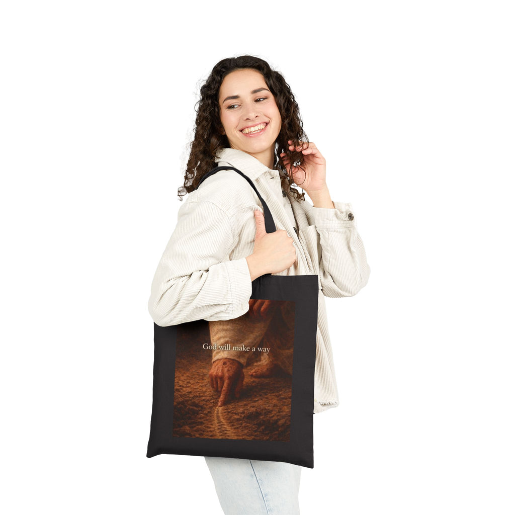 God Will Make a Way Faith Canvas Tote Bag