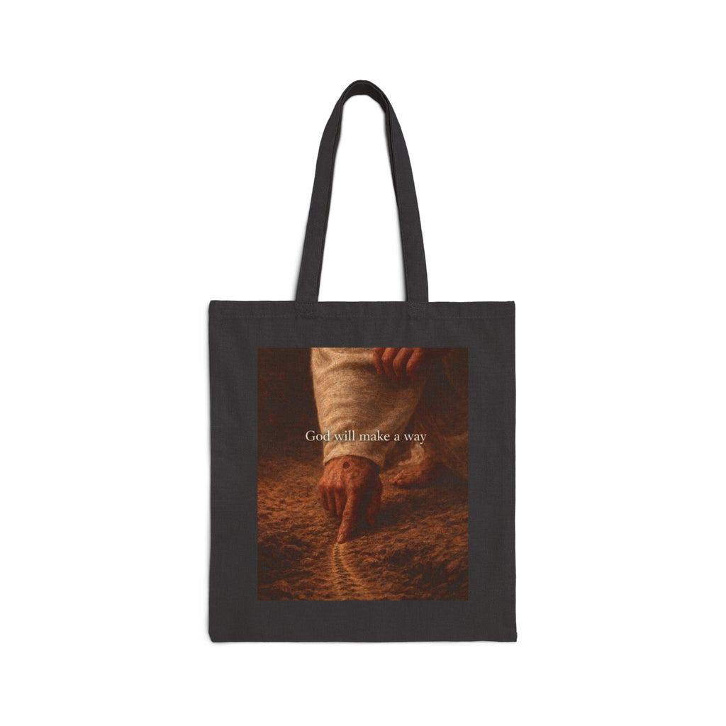 God Will Make a Way Faith Canvas Tote Bag
