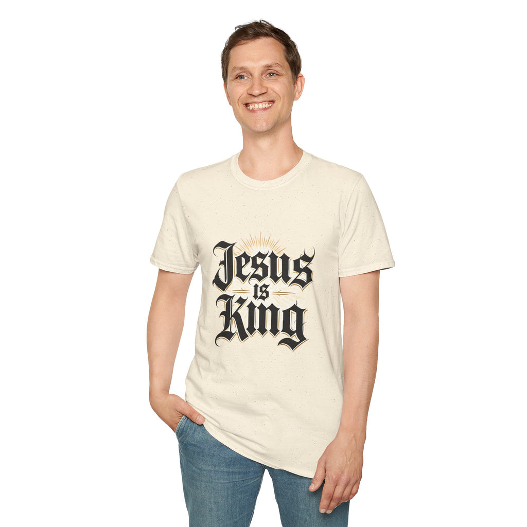 Jesus Is King Beige T-Shirt