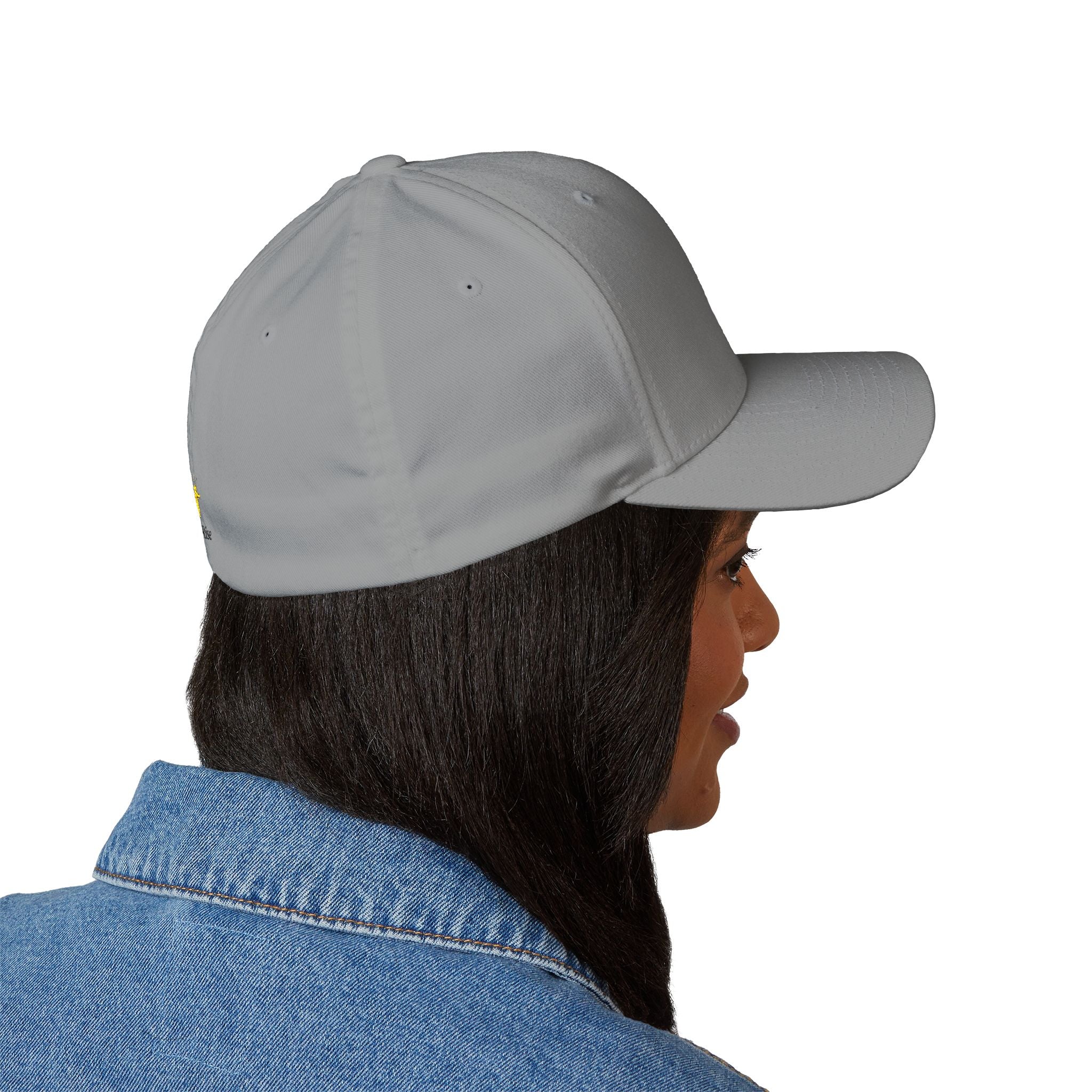 Grey Minimal Christian Cross Cap